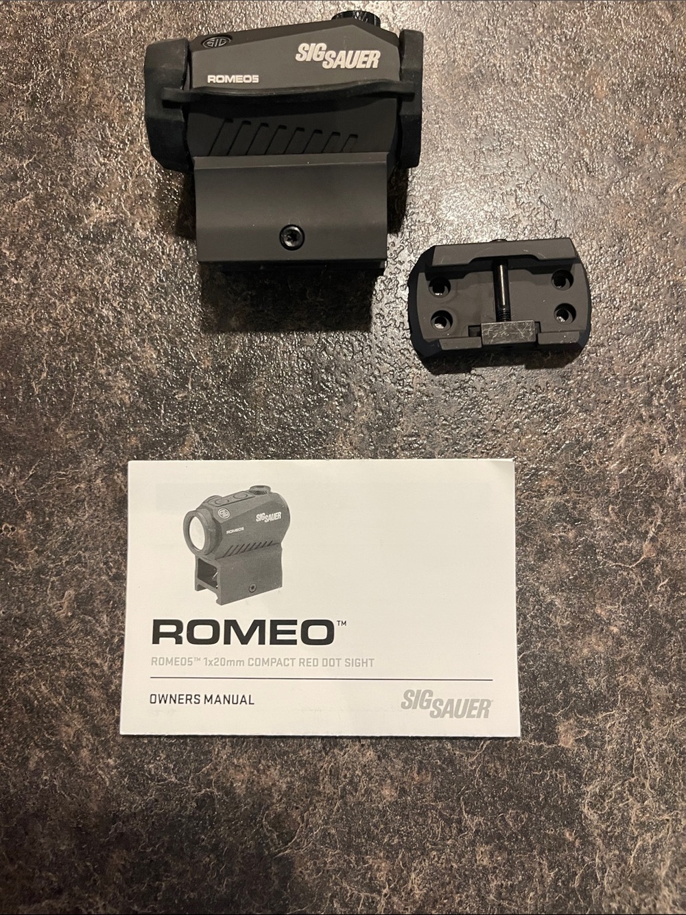 Romeo 1x20mm site sig sauer